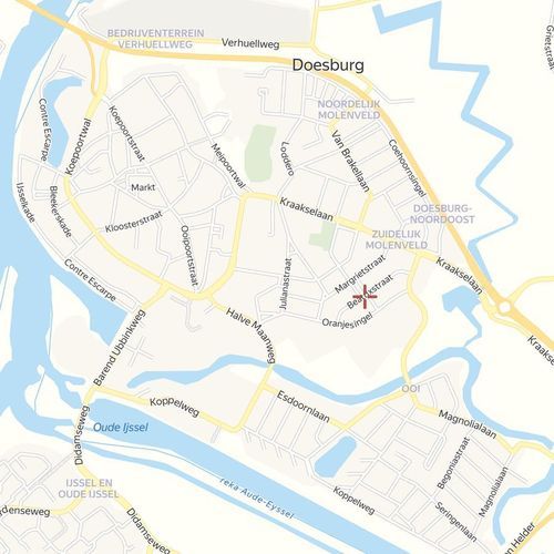 Losliggend dakleer op plat dak in Doesburg