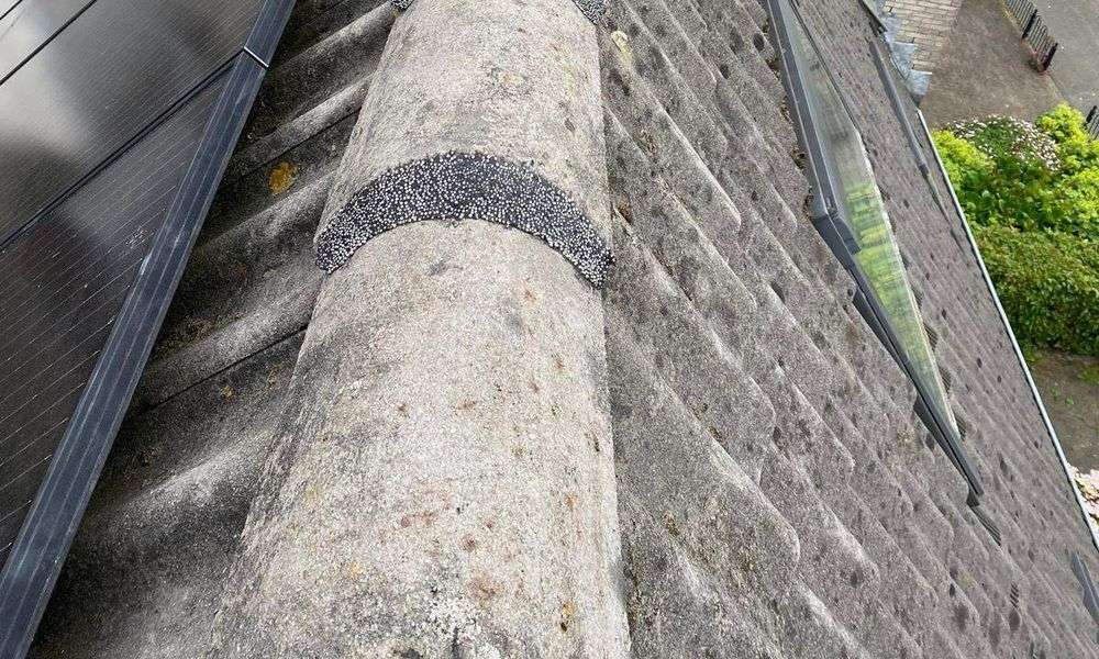 Vervangen van nokvorsten Doesburg Nokvorsten zijn opnieuw vastgezet